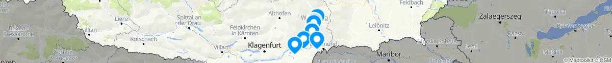 Map view for Pharmacies emergency services nearby Sankt Georgen im Lavanttal (Wolfsberg, Kärnten)